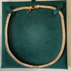 Dorsey Petite Bessette 16-in Lab-Grown Sapphire Collar Necklace
